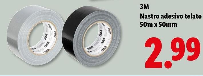 3M - Nastro Adesivo Telato 50m X 50mm