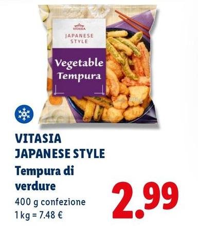 Vitasia Japanese Style - Tempura Di Verdure