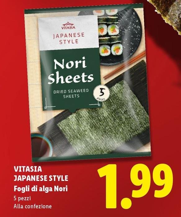 Vitasia Japanese Style - Fogli Di Alga Nori
