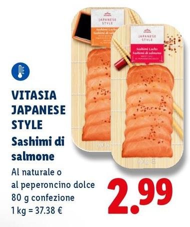 Vitasia Japanese Style - Sashimi Di Salmone