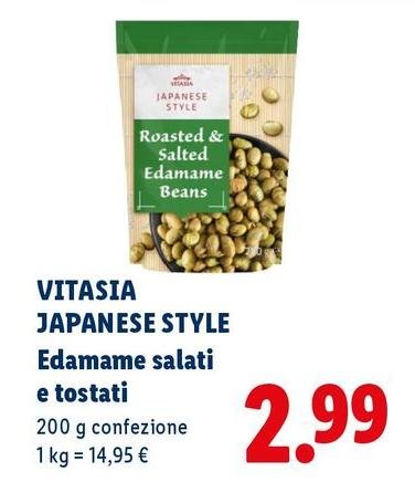 Vitasia Japanese Style - Edamame Salati E Tostati