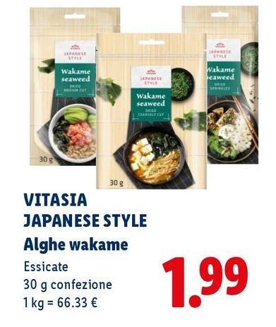 Vitasia Japanese Style - Alghe Wakame