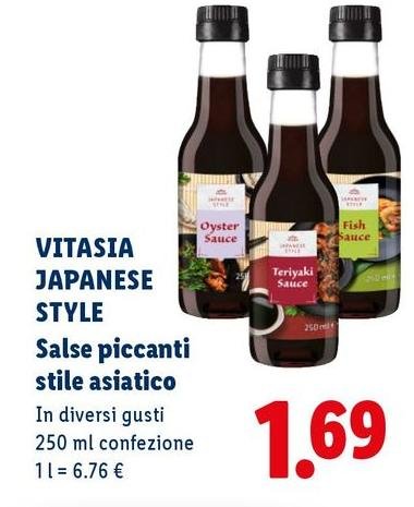 Vitasia Japanese Style - Salse Piccanti Stile Asiatico