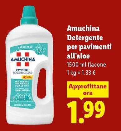 Amuchina - Detergente Per Pavimenti All'Aloe