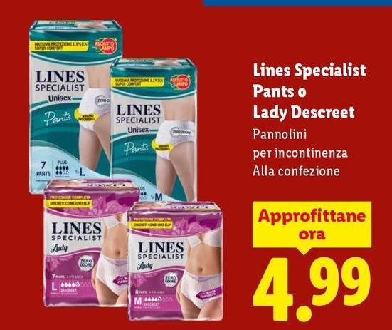 Lines Specialist - Pants O Lady Descreet