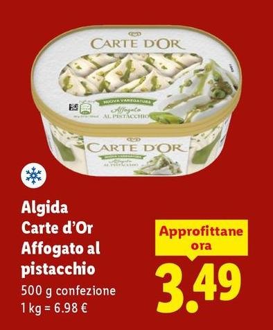 Algida - Carte D'Or Affogato Al Pistacchio