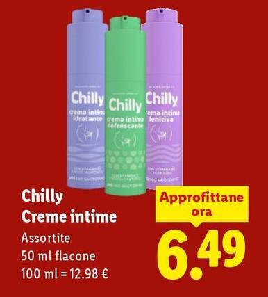 Chilly - Creme Intime