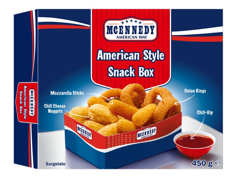 Snack Box in stile americano