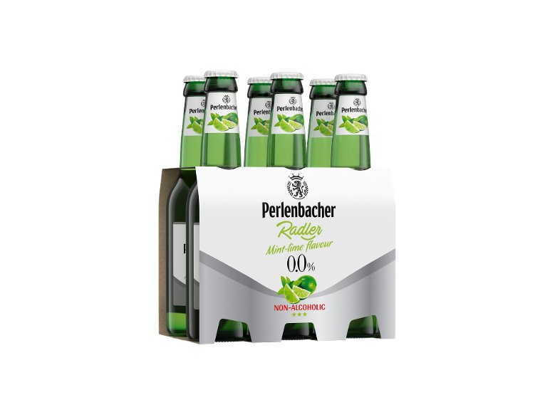 Radler bevanda a base di birra analcolica al gusto di menta e lime