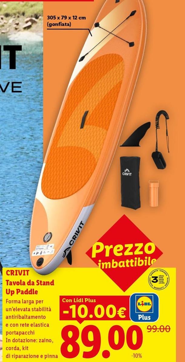 Crivit - Tavola Da Stand Up Paddle