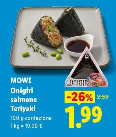 Mowi - Onigiri Salmone Teriyaki