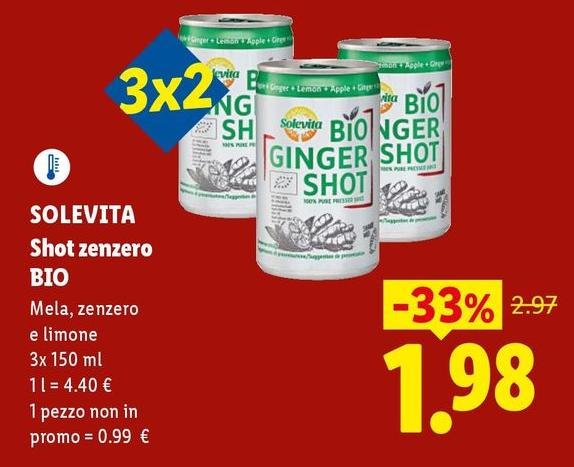 Solevita - Shot Zenzero Bio