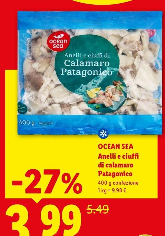 Ocean Sea - Anelli E Ciuffi Di Calamaro Patagonico