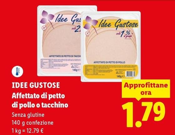Idee Gustose - Affettato Di Petto Di Pollo O Tacchino