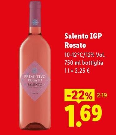 Primitivo Salento - IGP Rosato