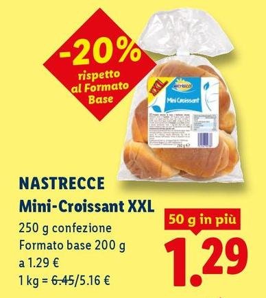 Nastrecce - Mini-Croissant XXL