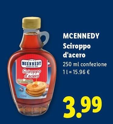 Mcennedy - Sciroppo D'Acero