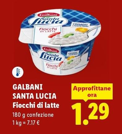 Galbani - Santa Lucia Fiocchi Di Latte
