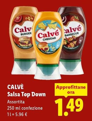 Calvè - Salsa Top Down