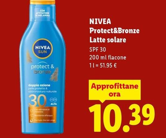 Nivea - Protect&Bronze Latte Solare