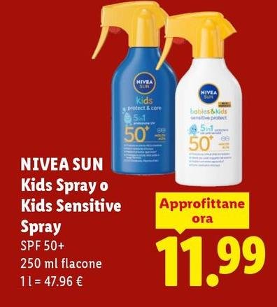 Nivea Sun - Kids Spray O Kids Sensitive Spray