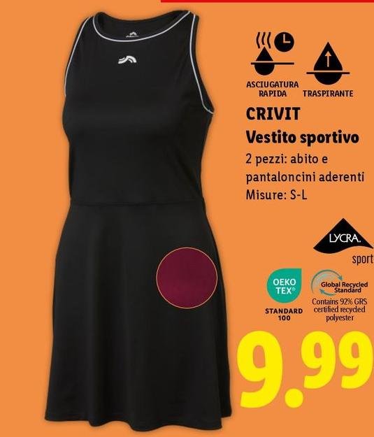 Crivit - Vestito Sportivo