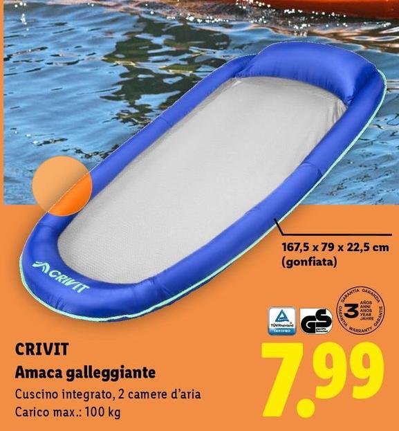Crivit - Amaca Galleggiante