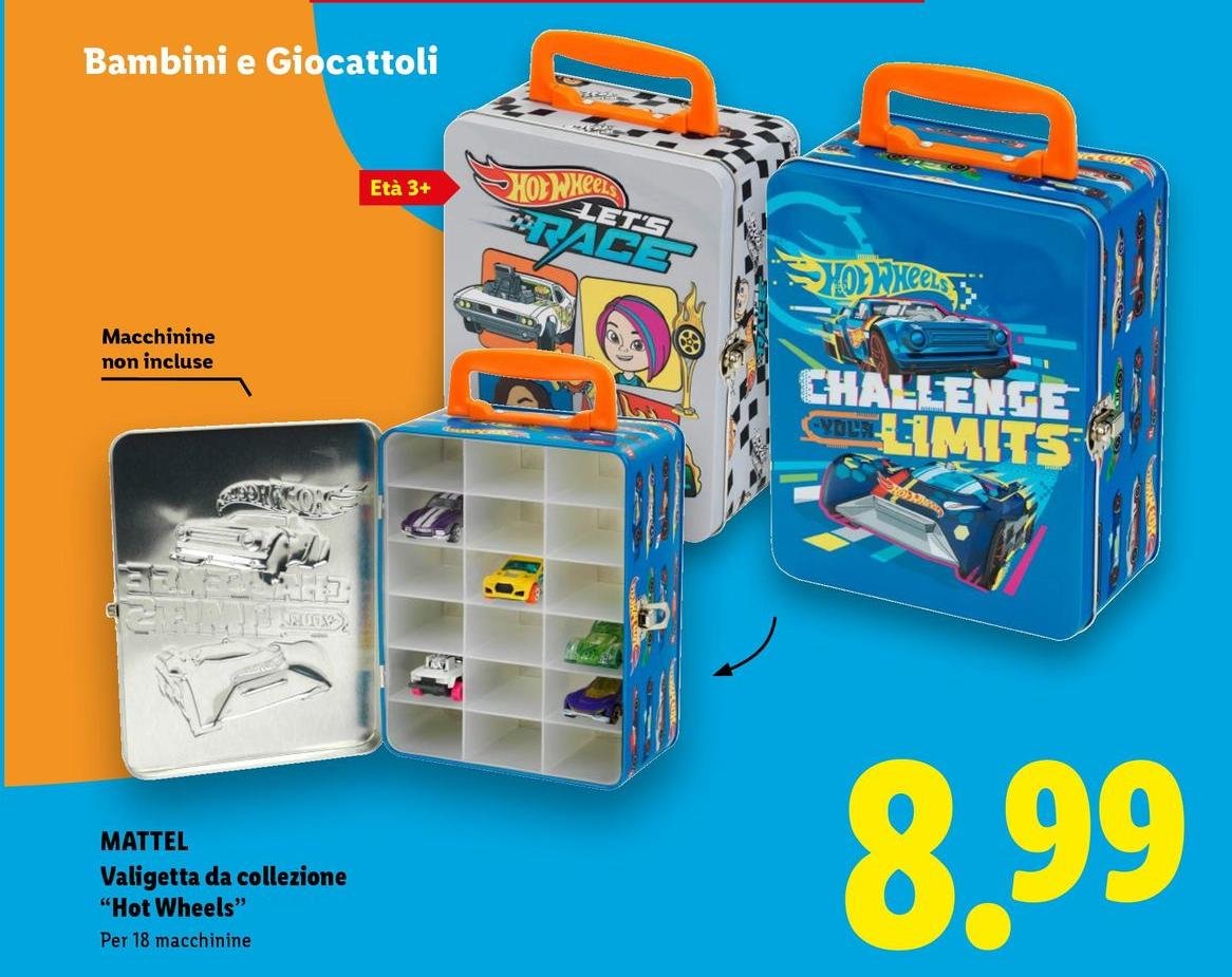 Mattel - Valigetta Da Collezione ''Hot Wheels''