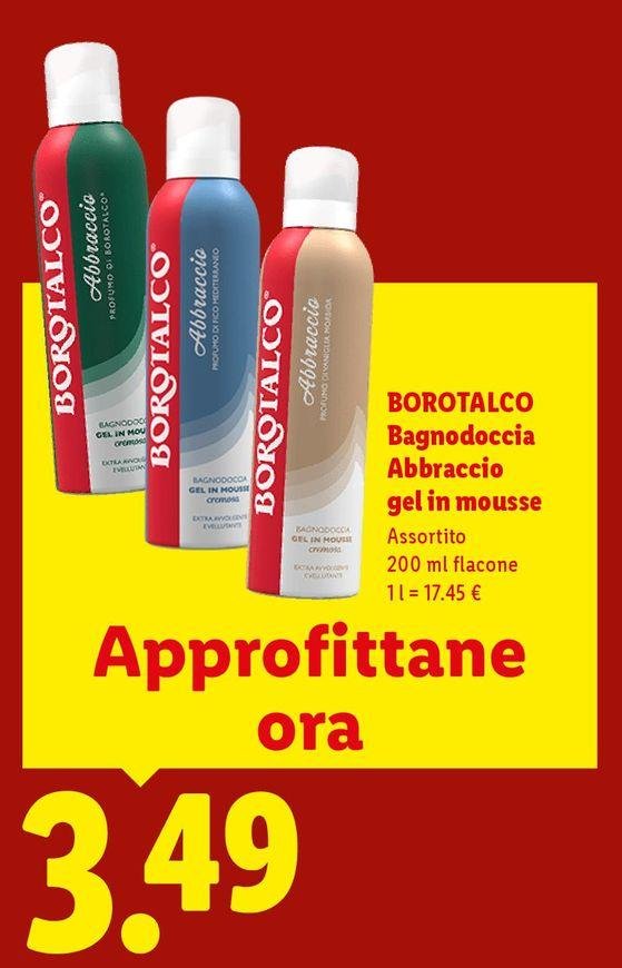 Borotalco - Bagnodoccia Abbraccio Gel In Mousse