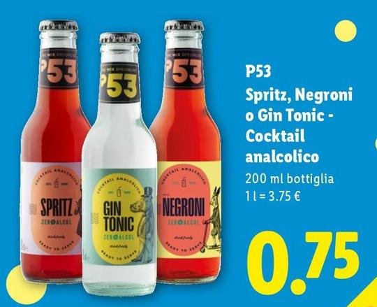 Polara - P53 Spritz/Negroni O Gin Tonic/Cocktail Analcolico