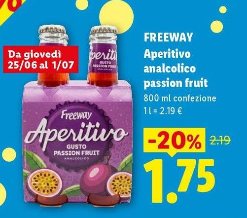 Freeway - Aperitivo Analcolico Passion Fruit
