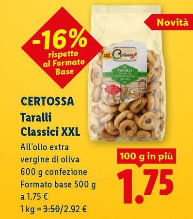 Certossa - Taralli Classici Xxl