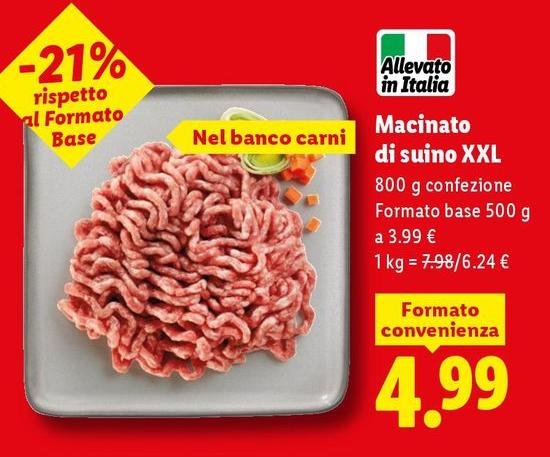 Macinato Di Suino XXL
