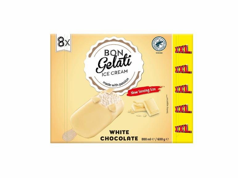 Stecco gelato al cioccolato bianco XXL