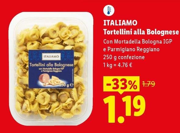 Italiamo - Tortellini Alla Bolognese