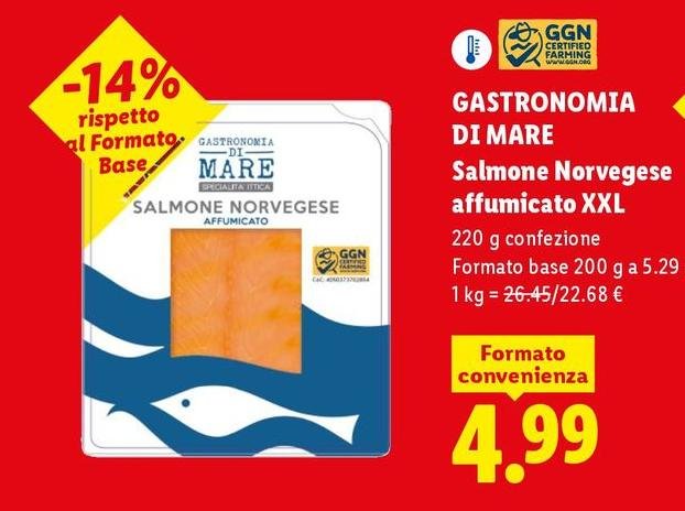 Gastronomia Di Mare - Salmone Norvegese Affumicato XXL