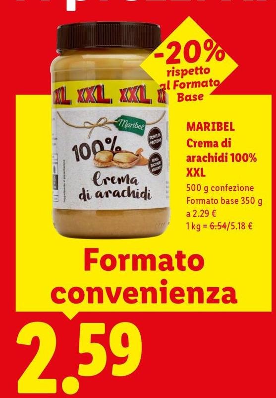 Maribel - Crema Di Arachidi 100% XXL