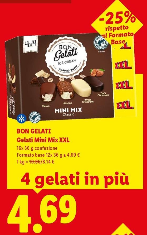 Bon Gelati - Gelati Mini Mix XXL