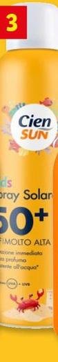 Cien Sun - Spray Solare Per Bambini Spf50+, 250ml