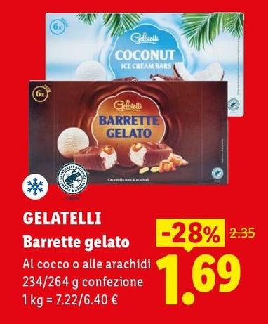 Gelatelli - Barrette Gelato