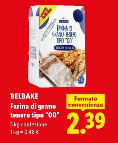 Belbake - Farina Di Grano Tenero Tipo "00"