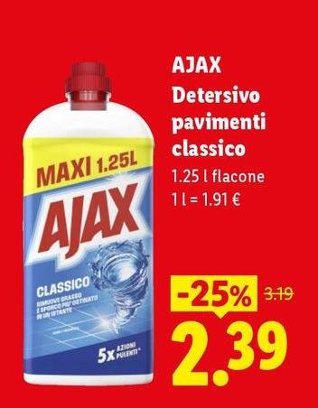 Ajax - Detersivo Pavimenti Classico
