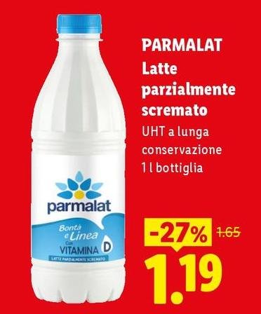 Parmalat - Latte Parzialmente Scremato