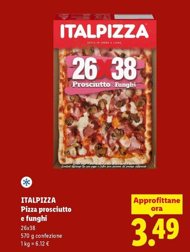 Italpizza - Pizza Prosciutto E Funghi