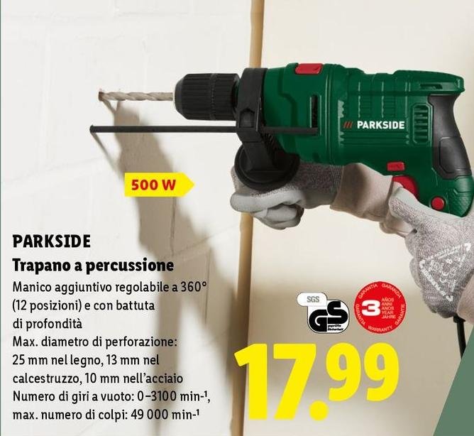 Parkside - Trapano A Percussione