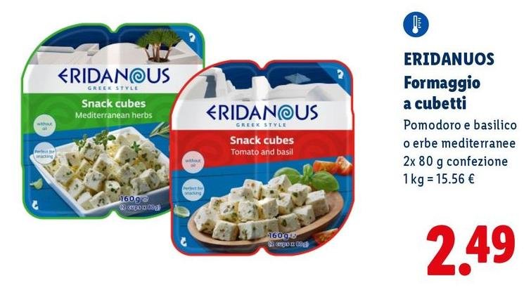 Eridanous - Formaggio A Cubetti