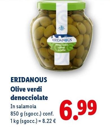 Eridanous - Olive Verdi Denocciolate