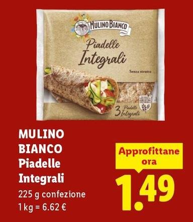 Mulino Bianco - Piadelle Integrali