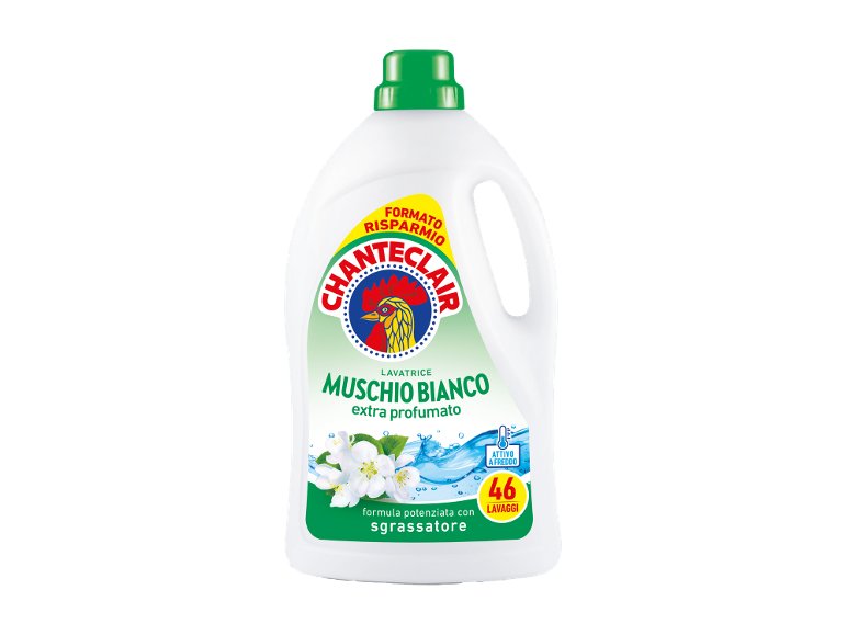 Detersivo lavatrice al muschio bianco