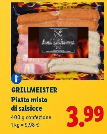 Grillmeister - Piatto Misto Di Salsicce